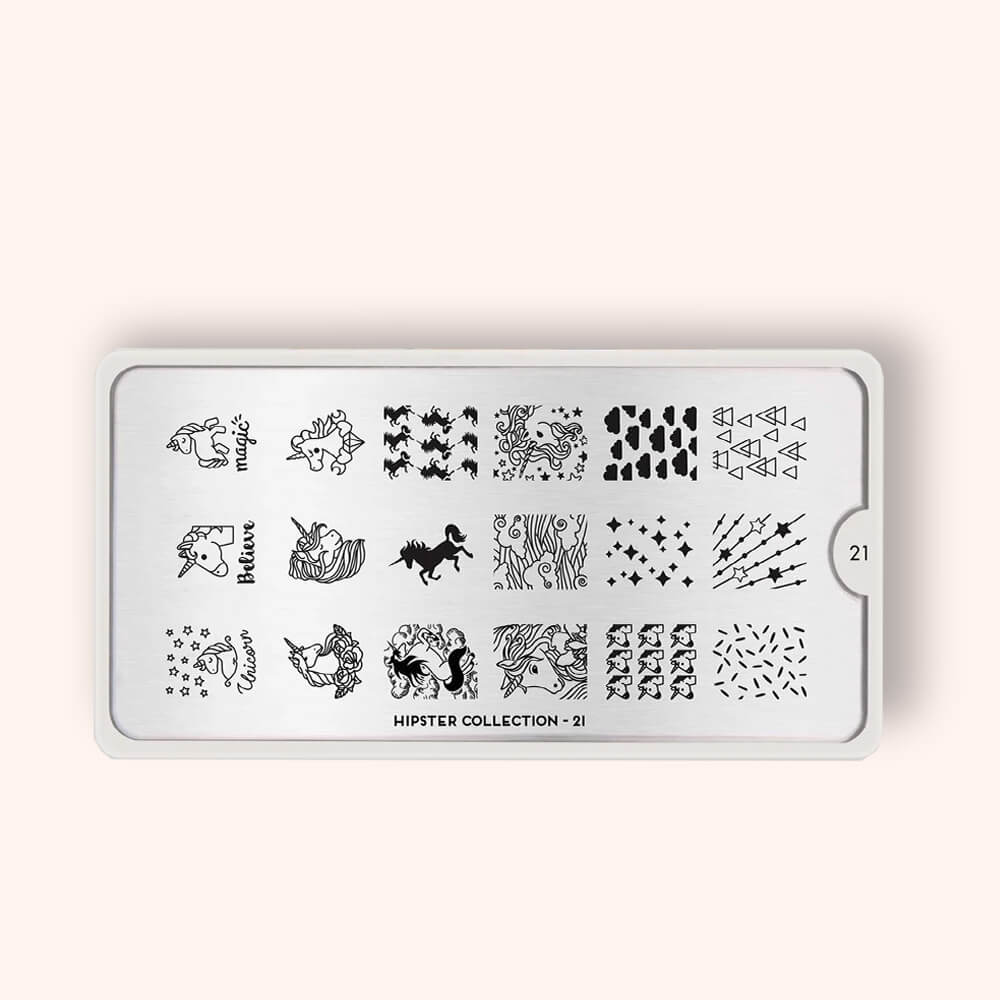 MoYou Stamping Plate Hipster 21
