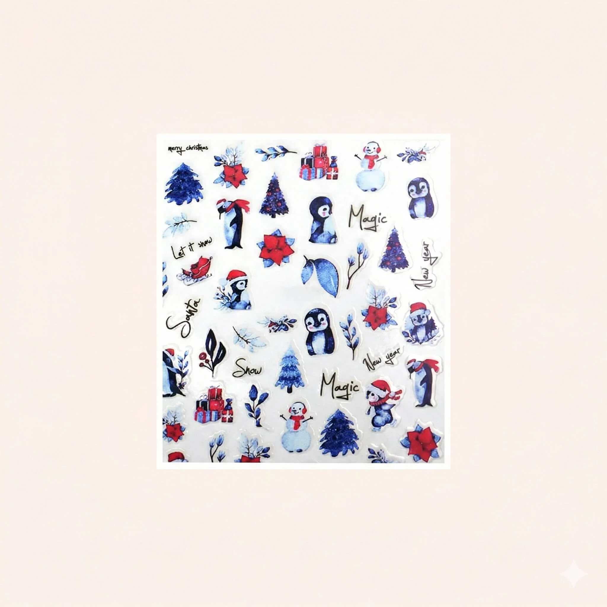 Nail Sticker Magic Snow