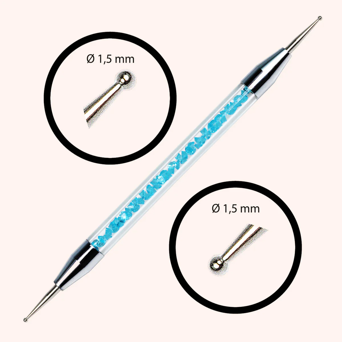 Nail Art Dotting Tool Deluxe 1,5mm