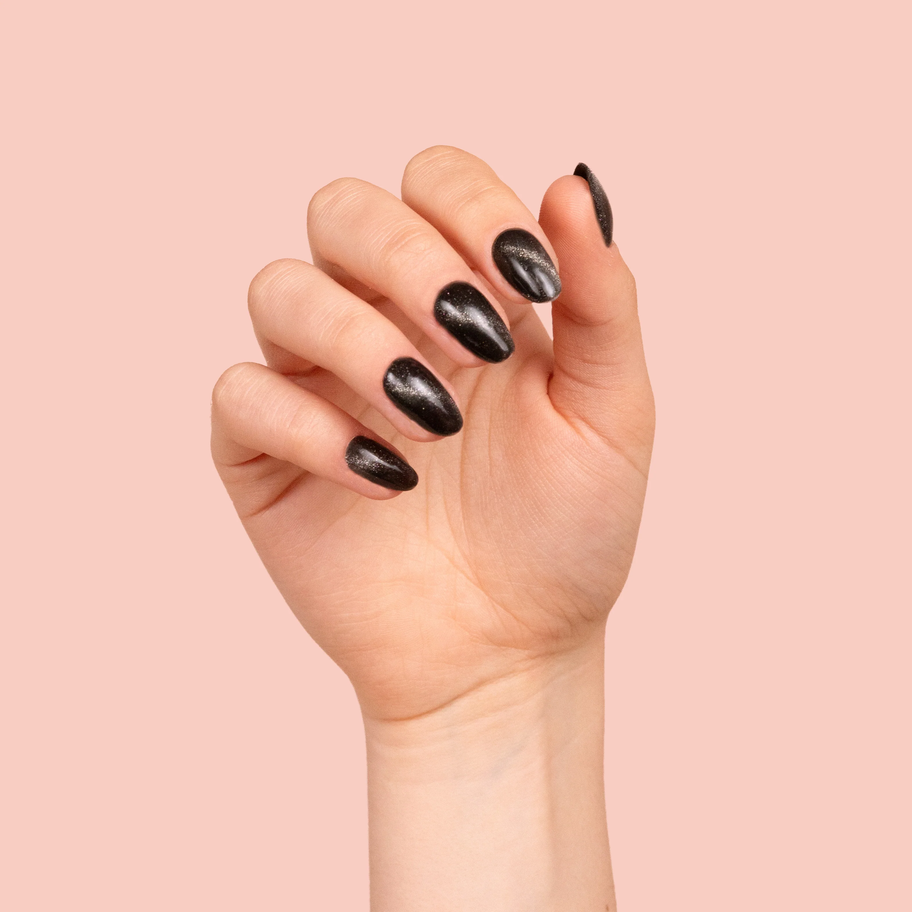 Silver Top Coat Cat-Eye Rose Silver  - senza dispersione - Image 3