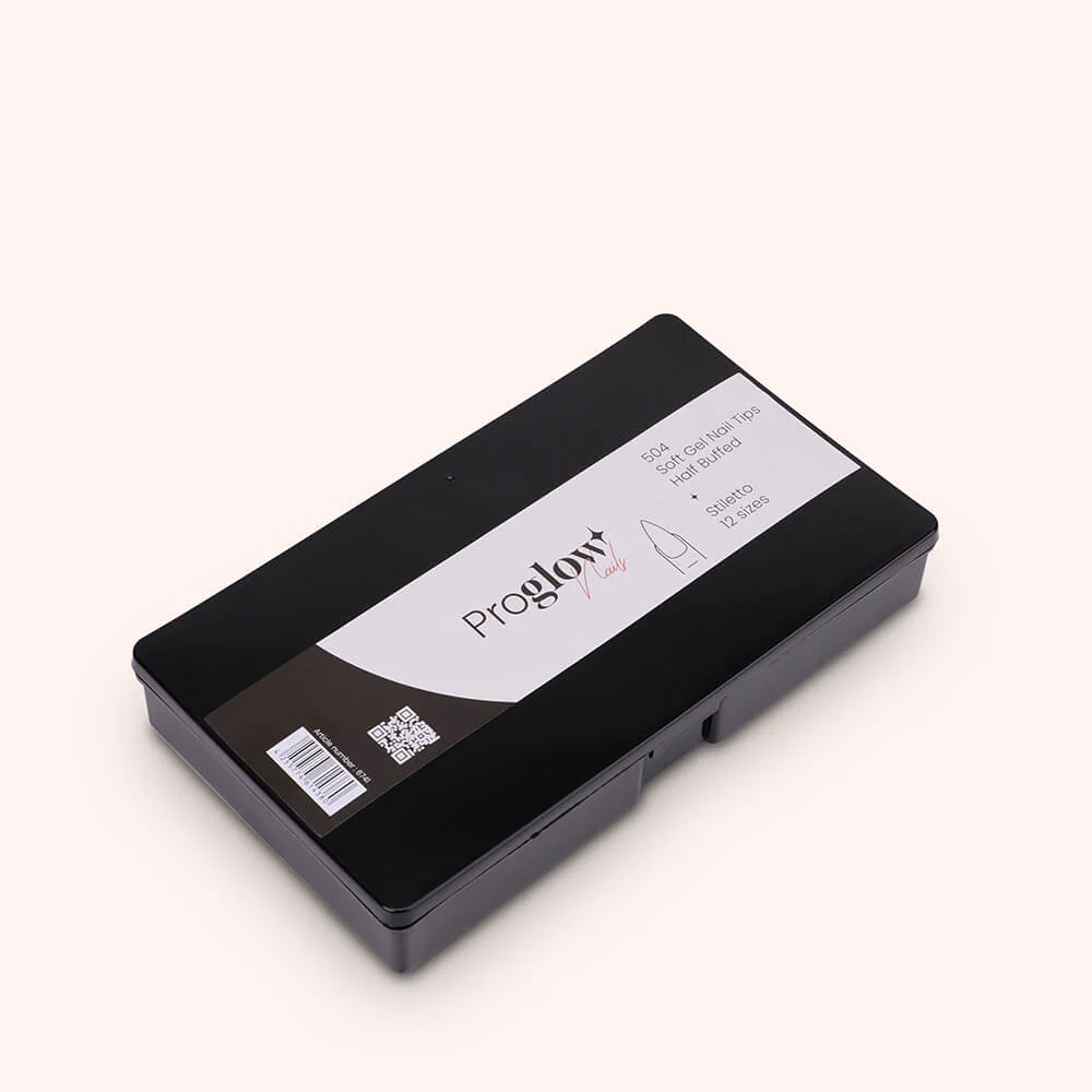 Soft Gel Tips unghie Half Buffed Stiletto  - Image 4